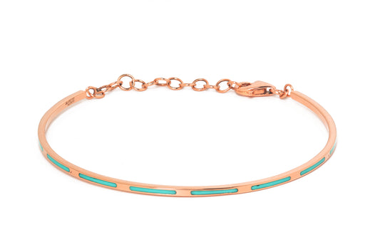Turq Arc 18K gold bracelet — everyday fine jewellery