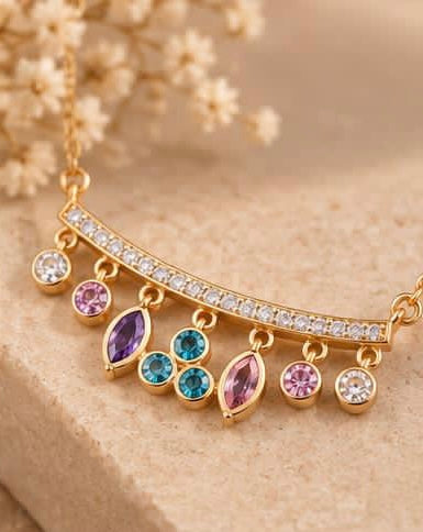 Gemstone Garland Pendant Chain