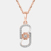 Infinity Bloom Diamond Pendant