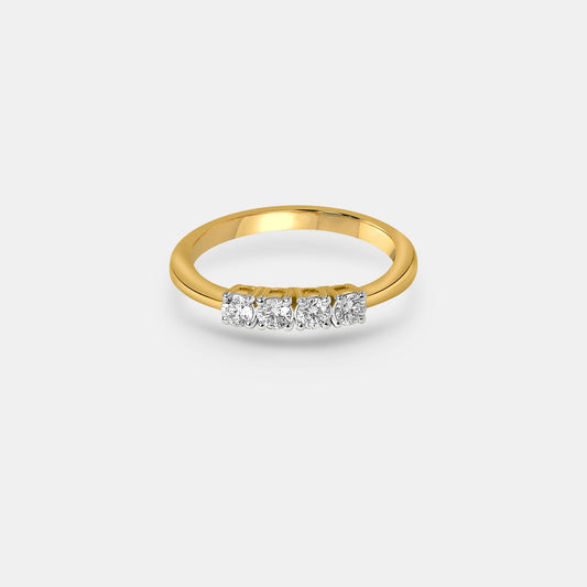 Elegant 5-stone Diamond Band