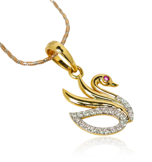 Swan Glow Pendant
