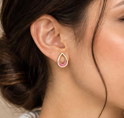 Petal Curve Studs