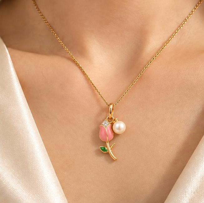 Blush Tulip Pendant