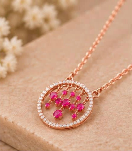 Rose Waterfall Pendant Chain