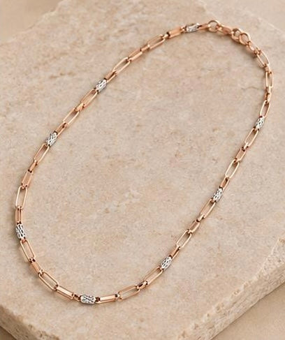 Paperclip Link Gold Chain