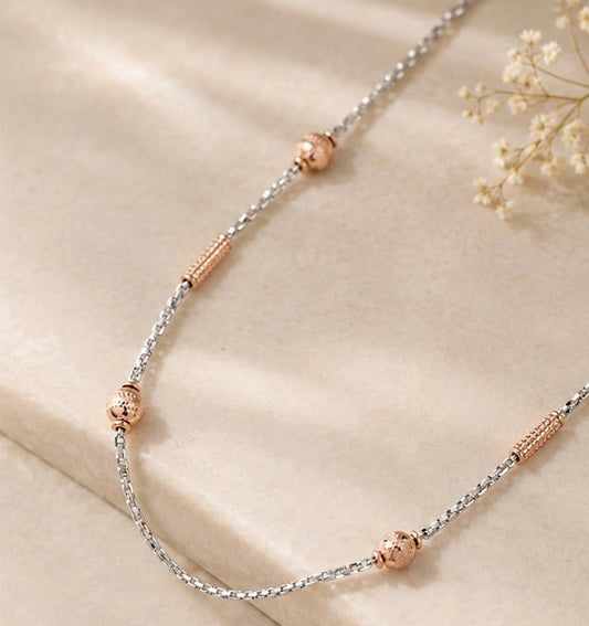Two-tone Texture Gold Chain
