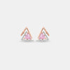Dual Blush Prism Studs