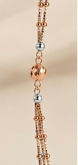 Rose Gold Orb Chain