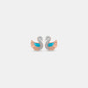 Enchanting Swan Stud Earrings