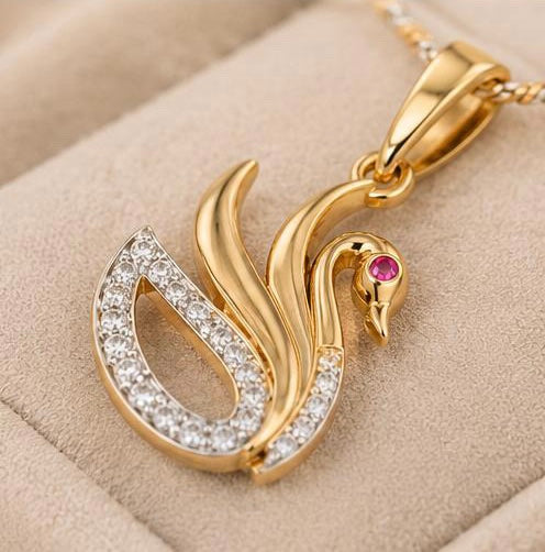 Swan Glow Pendant