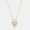 Gilded Lock & Key Pendant Chain