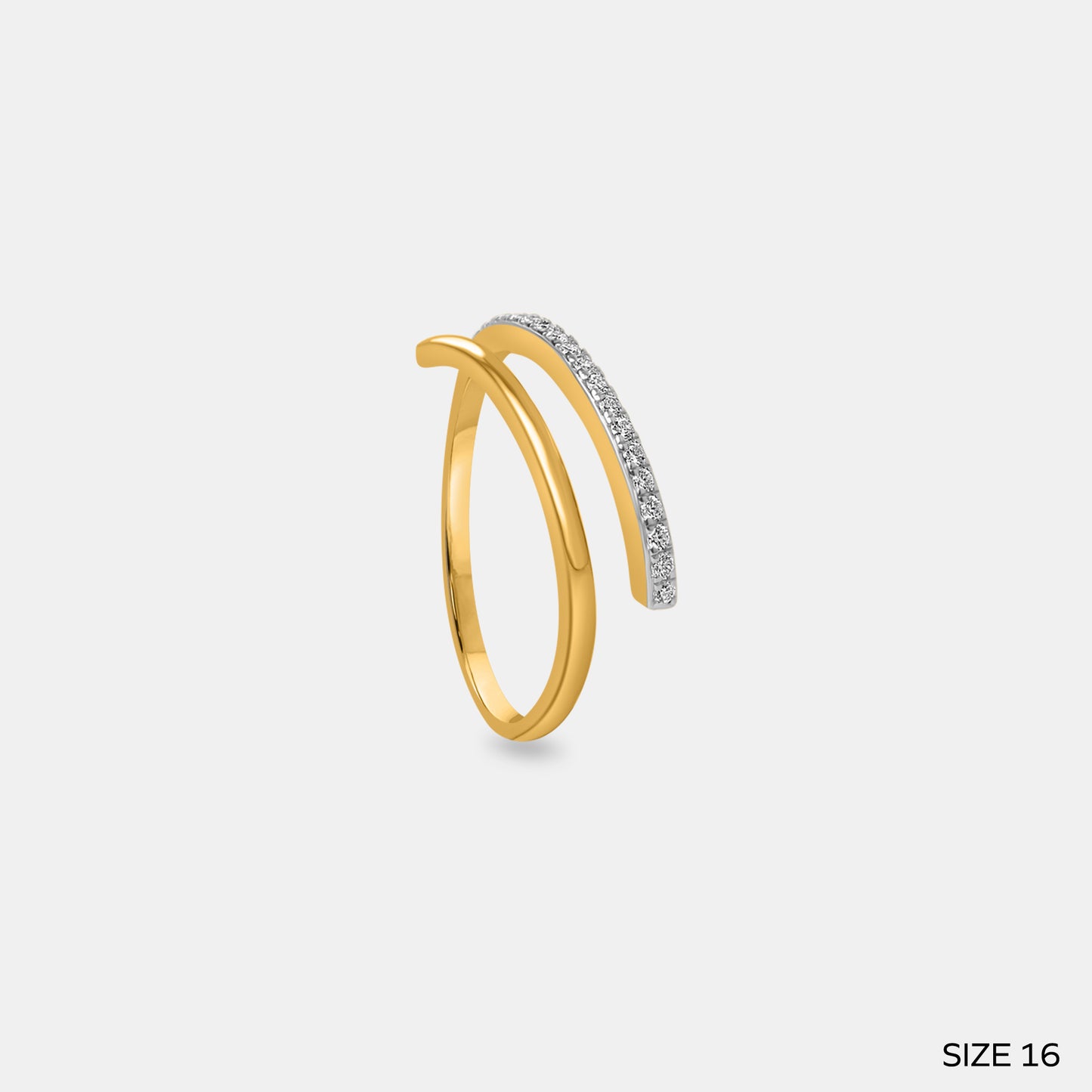 Helix Diamond Ring