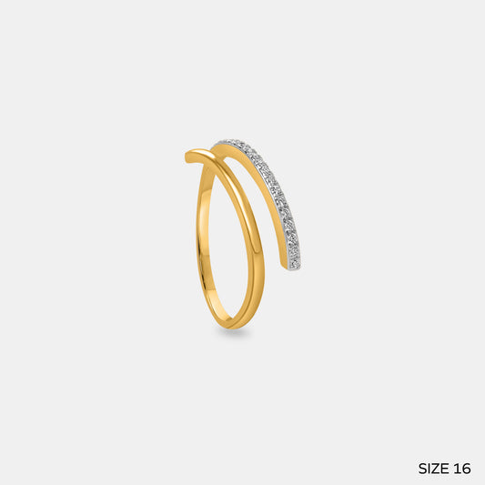 Helix Diamond Ring