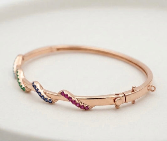 Aura Wave Bangle
