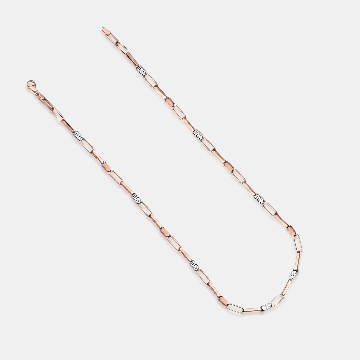 Paperclip Link Gold Chain