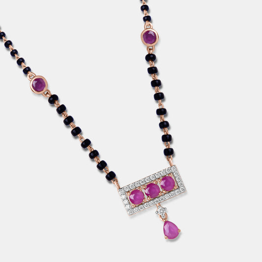 Pink Bling Mangalsutra