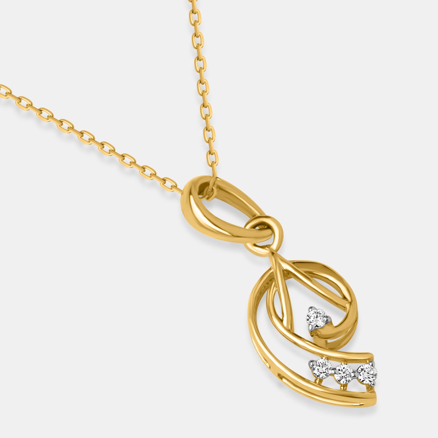 Rhythm Spiral Pendant Chain