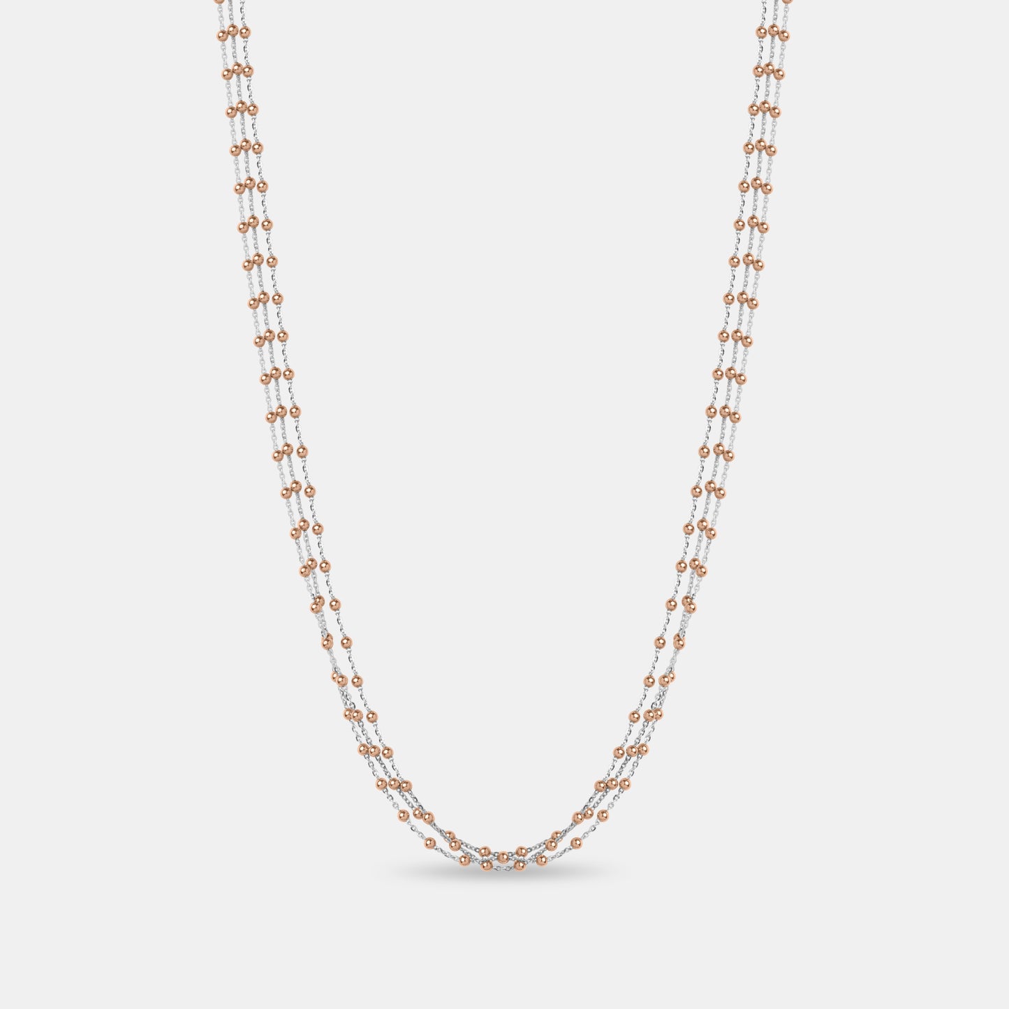 Rose Dewdrop Layered Chain