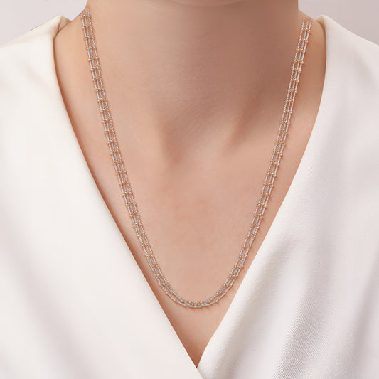 Rose Dewdrop Layered Chain