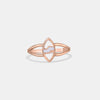 Rose Vein Gold Ring