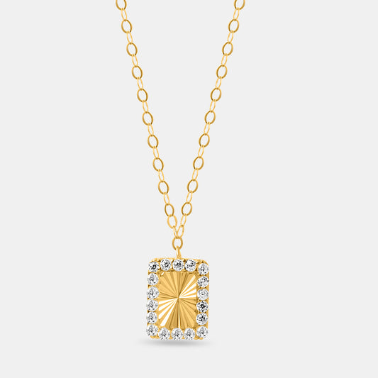 Royal Sunburst Pendant Chain