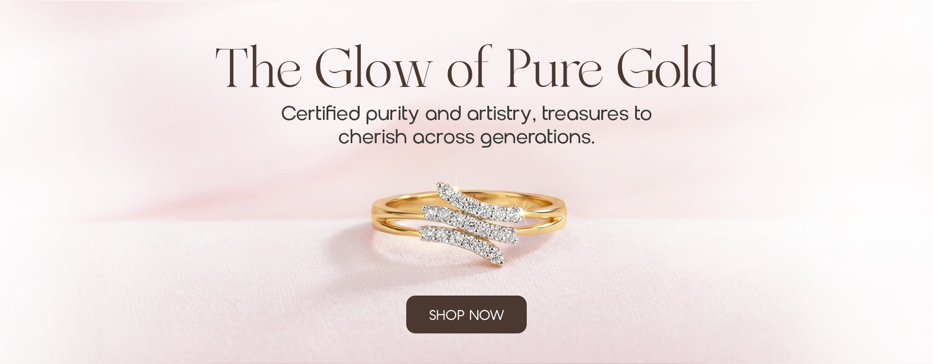the glow of pure gold