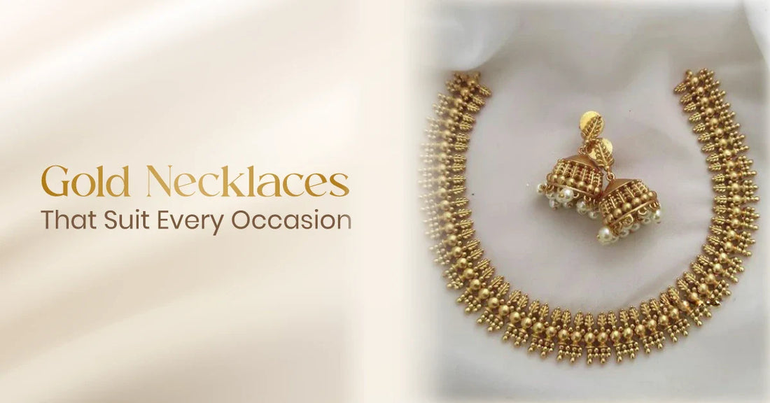 gold necklace for every occasion