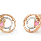 Blush Heartbeat Studs