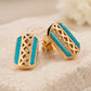 Grid Studs Earring