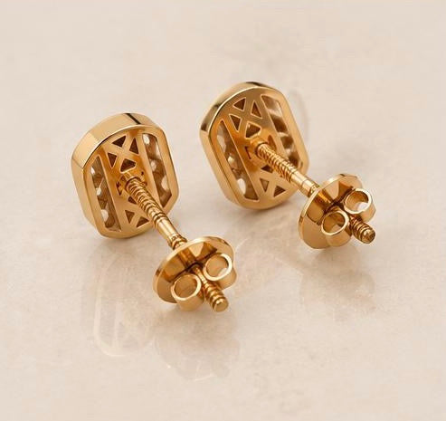 Grid Studs Earring