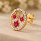 Rose Waterfall Studs