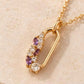 Amethyst Blossom Pendant Chain