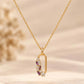 Amethyst Blossom Pendant Chain