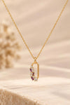 Amethyst Blossom Pendant Chain