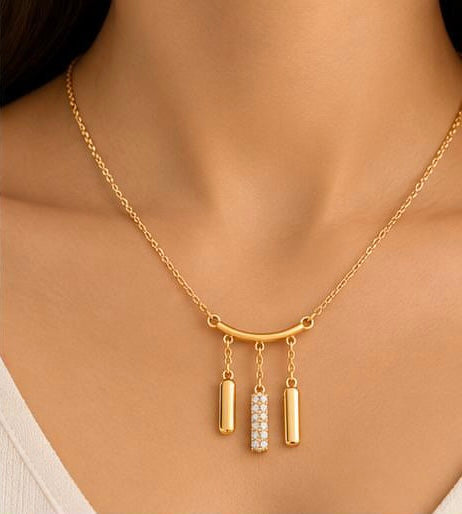 Linear Echo Pendant Chain