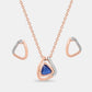 Midnight Allure Gold Chain Set