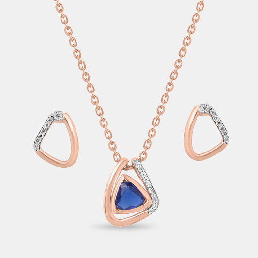 Midnight Allure Gold Chain Set