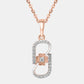 Infinity Bloom Diamond Pendant