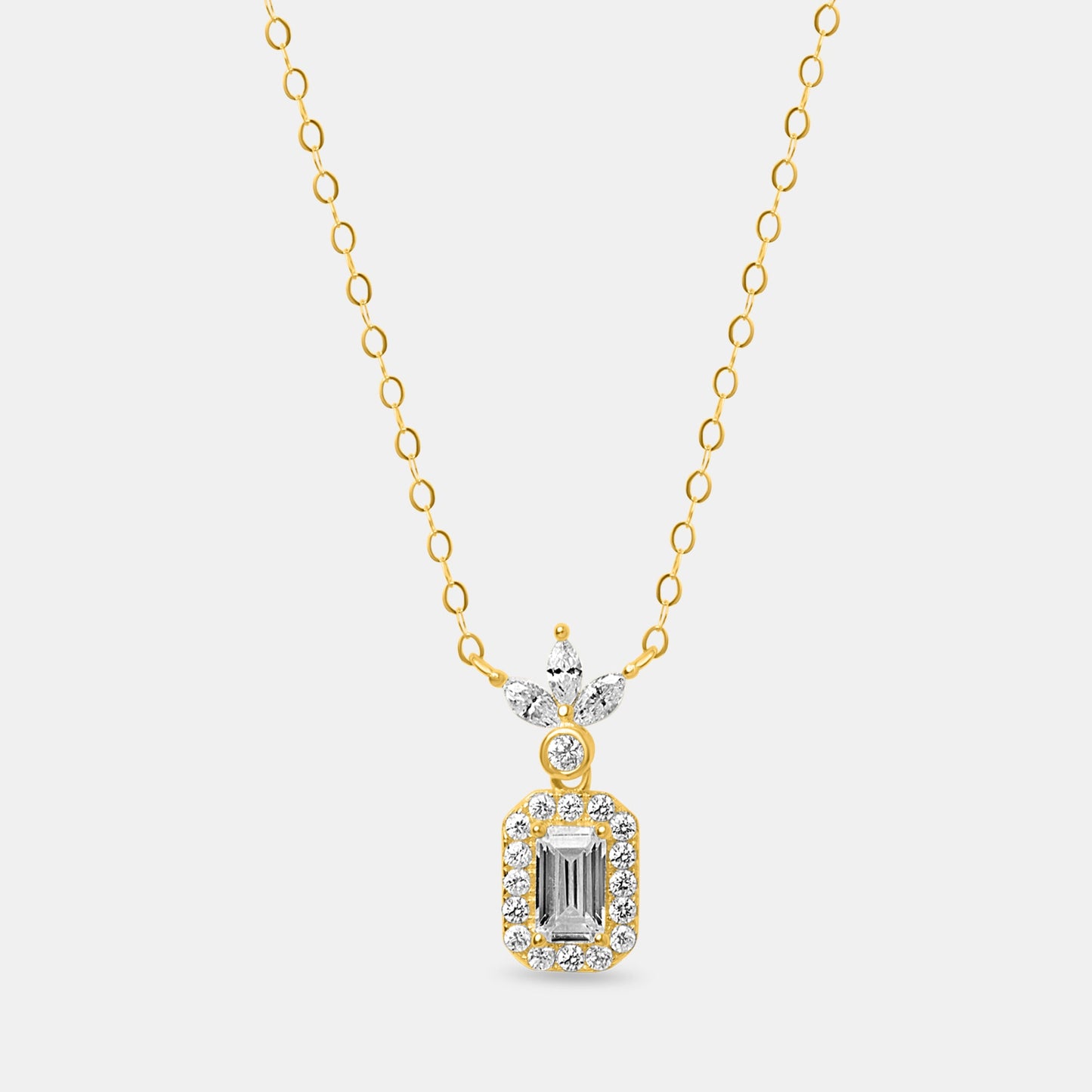 Baguette Brilliance Pendant