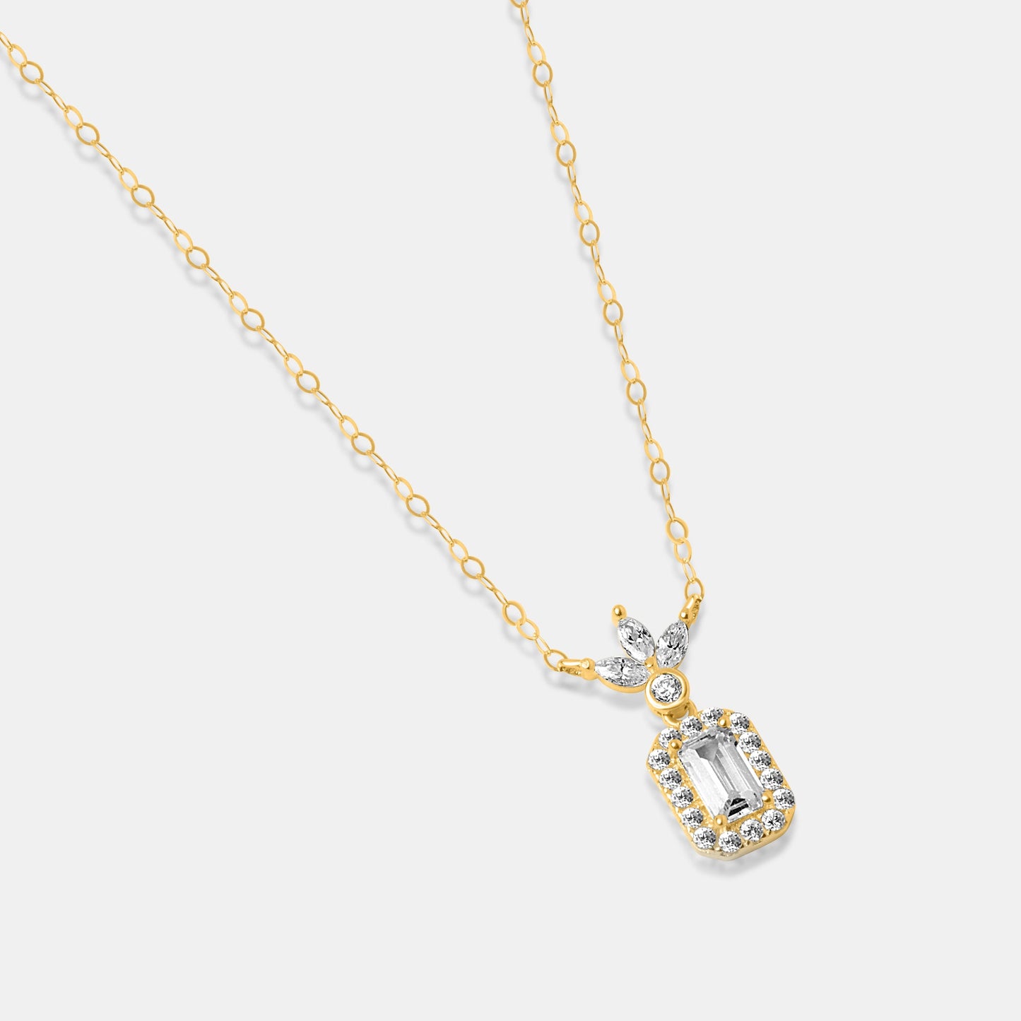 Baguette Brilliance Pendant