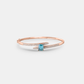 Aqua Embrace Gold Bangle