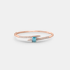Aqua Embrace Gold Bangle