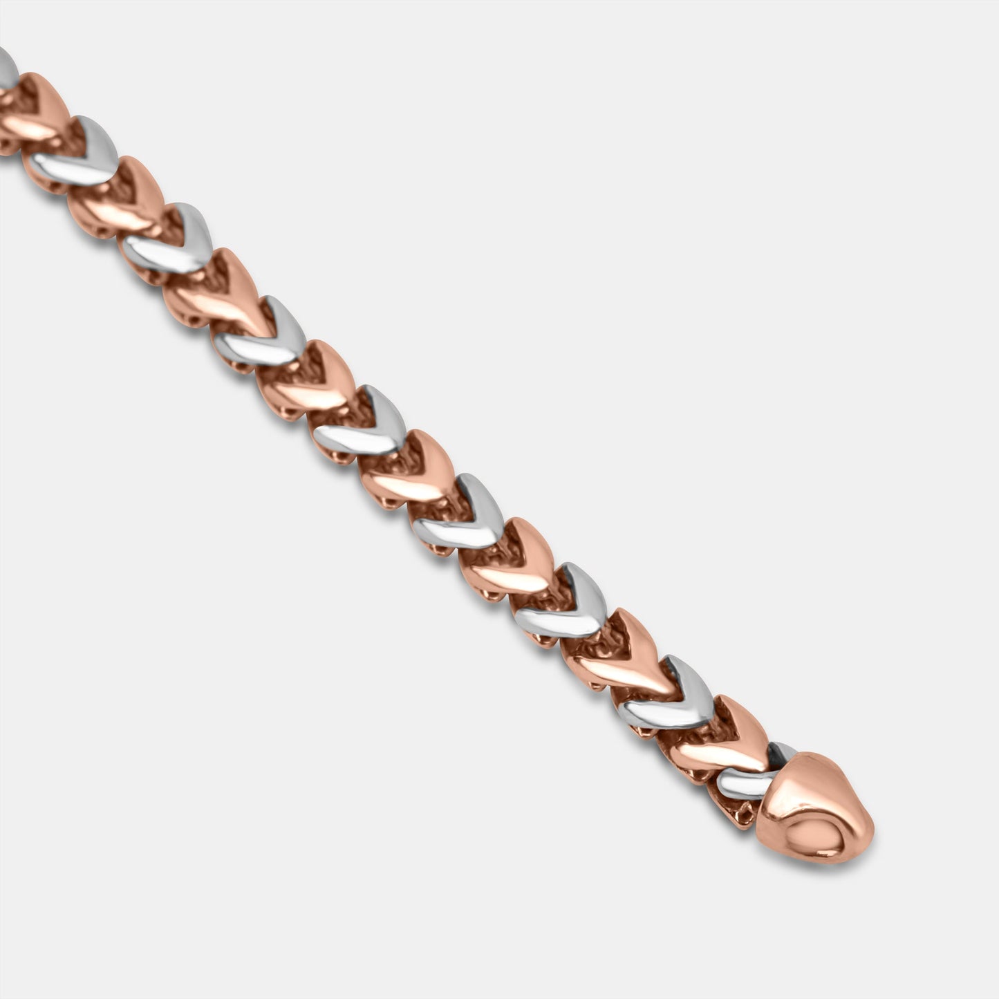 Helix Duo Tone Men's Gold Bracelet