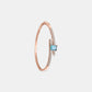 Aqua Embrace Gold Bangle