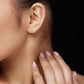 Bella Bow 18kt Rose Gold Studs