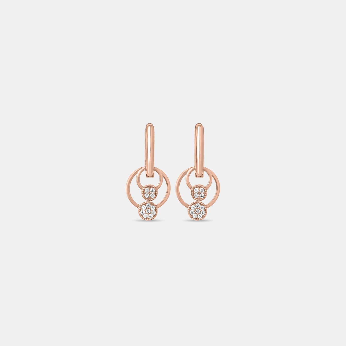 Circa Glow Drop Gold Earrings