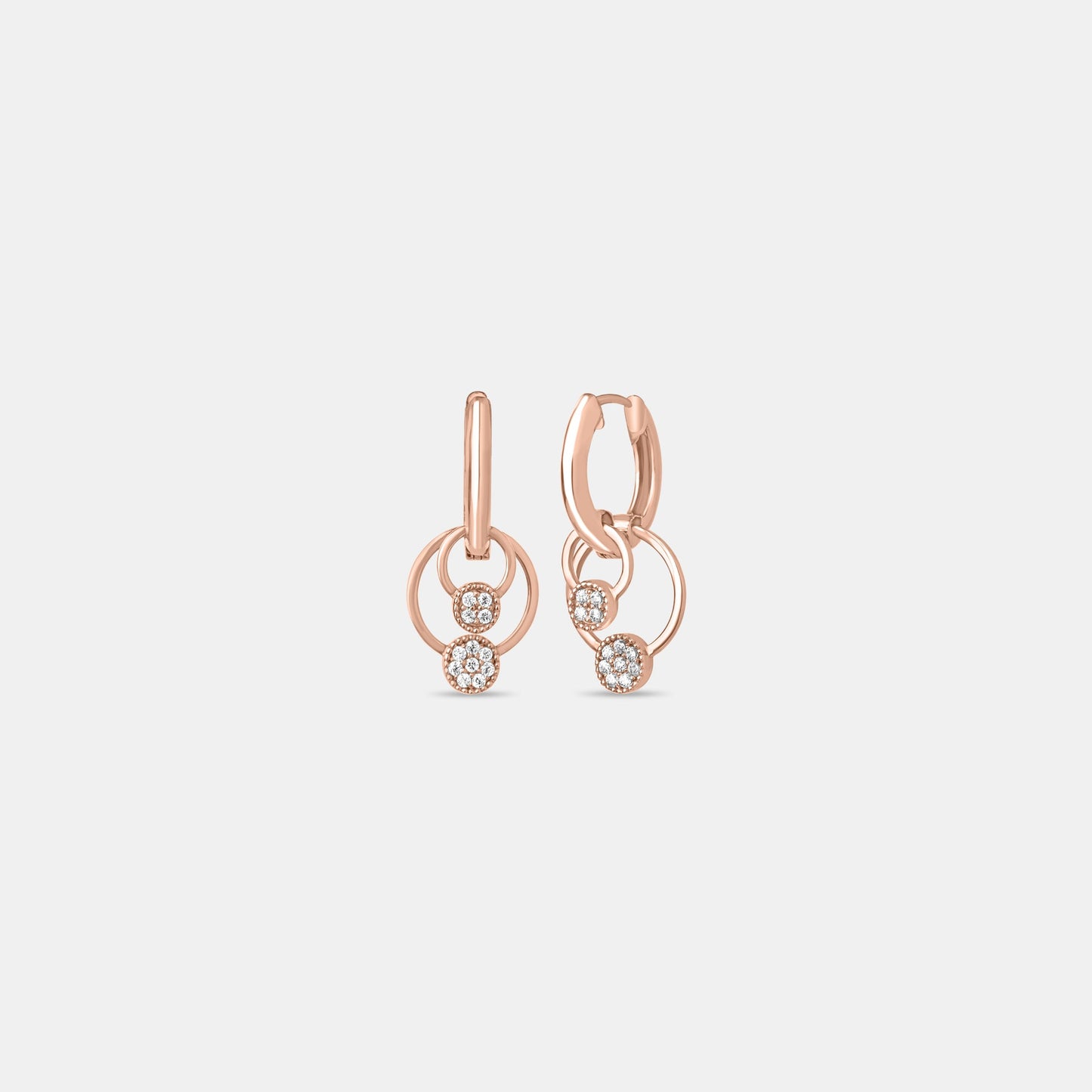 Circa Glow Drop Gold Earrings