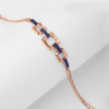 Azure Link Rose Gold Bracelet