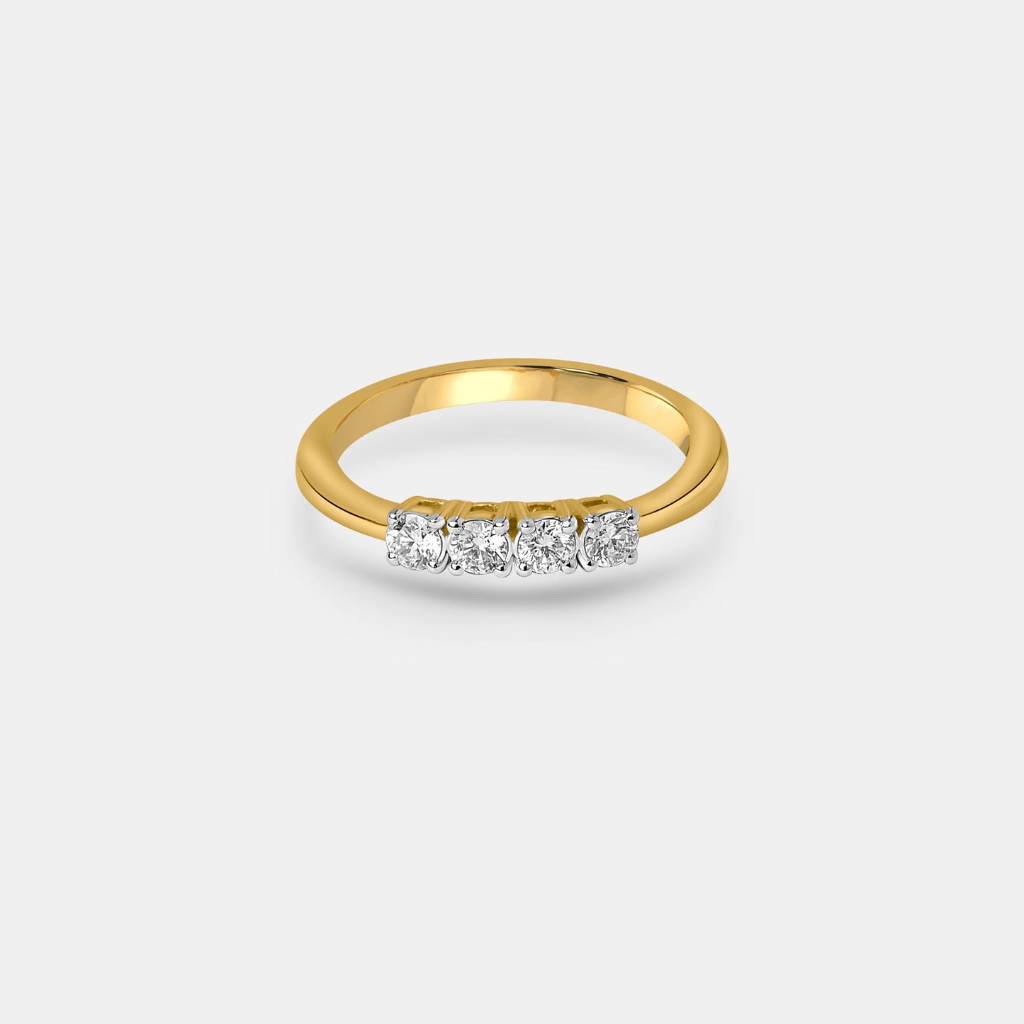 Elegant 5-stone Diamond Band