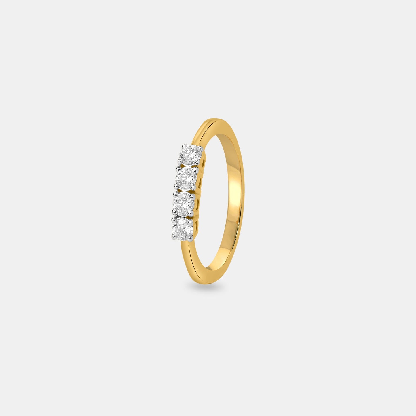 Elegant 5-stone Diamond Band